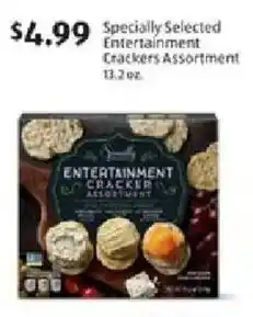 Aldi Specially Selected Entertainment Crackers Assortment offer