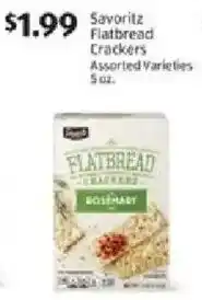 Aldi Savoritz Flatbread Crackers offer