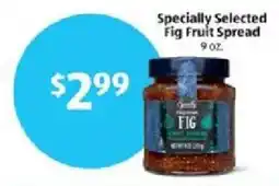 Aldi Specially Selected Fig Fruit Spread offer