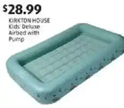 Aldi Kirkton house kids' deluxe airbed with pump offer