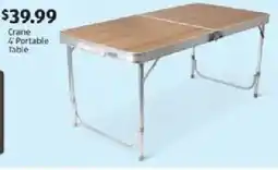 Aldi Crane Portable Table offer