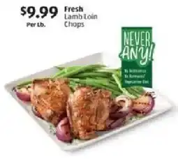 Aldi Fresh lamb loin chops offer