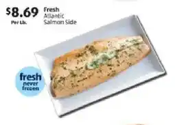 Aldi Fresh Atlantic Salmon Side offer