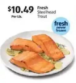 Aldi Fresh Steelhead Trout offer