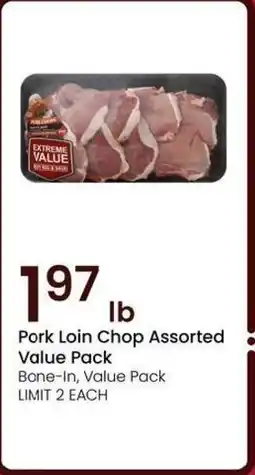 Albertsons Pork Loin Chop Assorted Value Pack offer