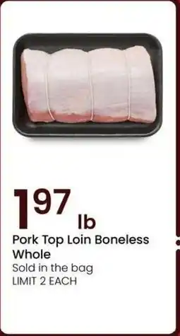 Albertsons Pork Top Loin Boneless Whole offer
