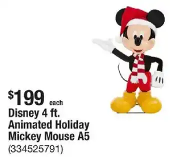 Disney animated holiday mickey mouse A5