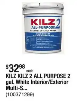 The Home Depot Kilz kilz 2 all purpose white interior/exterior multi-s... offer