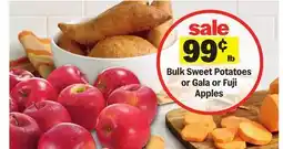 Meijer Bulk Sweet Potatoes or Gala or Fuji Apples offer