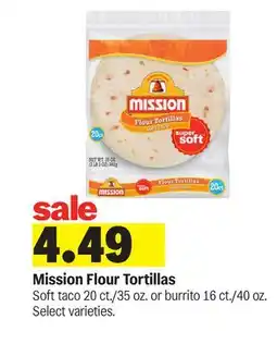 Meijer Mission Flour Tortillas offer