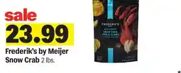 Meijer Frederik's by Meijer Snow Crab offer