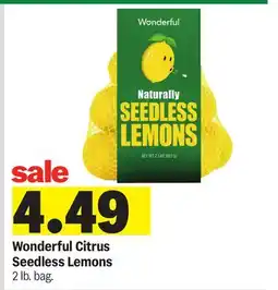 Meijer Wonderful Citrus Seedless Lemons offer