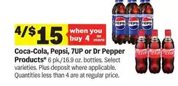 Meijer Coca-Cola, Pepsi, 7UP or Dr Pepper Products offer