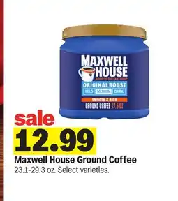 Meijer Maxwell House Ground Coffee offer