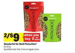 Meijer Wonderful No Shell Pistachios offer