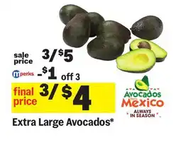 Meijer Extra Large Avocados offer
