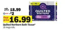 Meijer Quilted Northern Bath Tissue offer