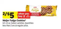 Meijer Meijer Fudge Cookies offer