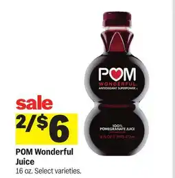 Meijer POM Wonderful Juice offer