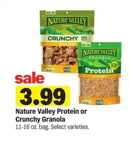 Meijer Nature Valley Protein or Crunchy Granola offer