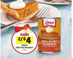 Meijer Libby's 100% Pure Pumpkin offer
