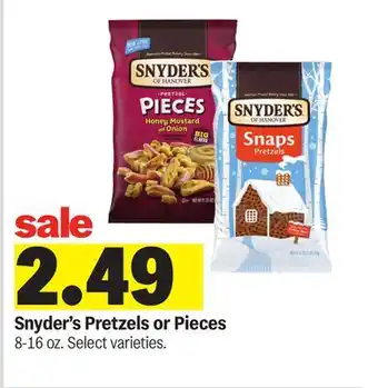 Meijer Snyder's Pretzels or Pieces offer