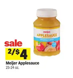 Meijer Meijer Applesauce offer