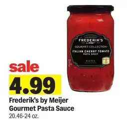 Meijer Frederik's by Meijer Gourmet Pasta Sauce offer