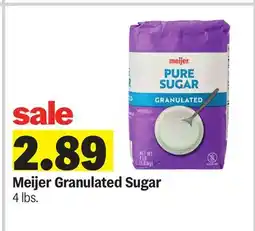 Meijer Meijer Granulated Sugar offer