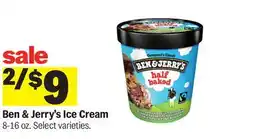Meijer Ben & Jerry's Ice Cream offer