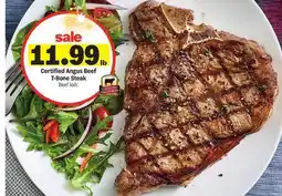 Meijer Certified Angus Beef T-Bone Steak offer