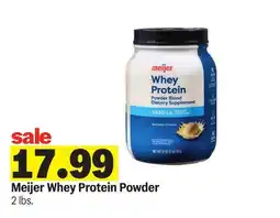 Meijer Meijer Whey Protein Powder offer