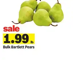 Meijer Bulk Bartlett Pears offer