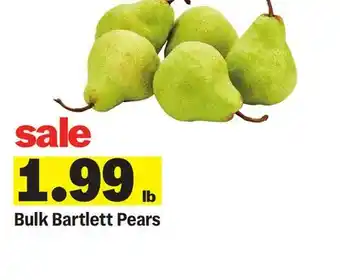 Meijer Bulk Bartlett Pears offer