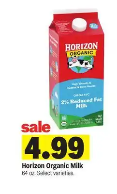 Meijer Horizon Organic Milk offer