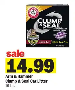 Meijer Arm & Hammer Clump & Seal Cat Litter offer