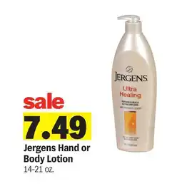 Meijer Jergens Hand or Body Lotion offer