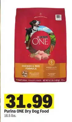 Meijer Purina ONE Dry Dog Food offer