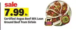 Meijer Certified Angus Beef 90% Lean Ground Beef from Sirloin offer