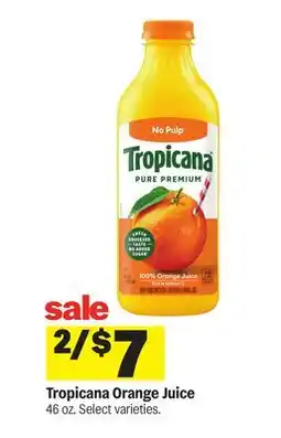 Meijer Tropicana Orange Juice offer