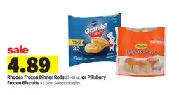 Meijer Rhodes Frozen Dinner Rolls 23-48 oz. or Pillsbury Frozen Biscuits 41.6 oz offer
