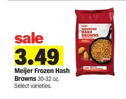 Meijer Meijer Frozen Hash Browns offer