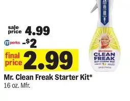 Meijer Mr. Clean Freak Starter Kit offer