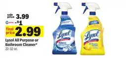 Meijer Lysol All Purpose or Bathroom Cleaner offer