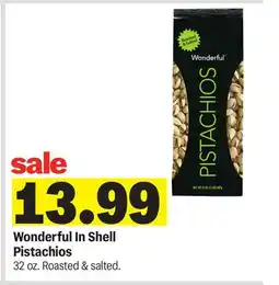 Meijer Wonderful In Shell Pistachios offer