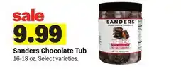 Meijer Sanders Chocolate Tub offer