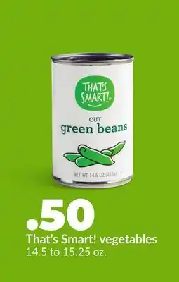 Hy-Vee That's Smart! vegetables offer
