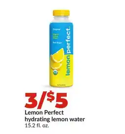 Hy-Vee Lemon Perfect hydrating lemon water offer
