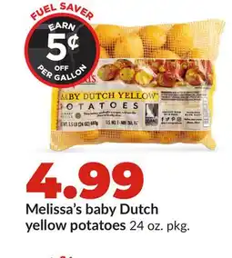 Hy-Vee Melissa's baby Dutch yellow potatoes offer