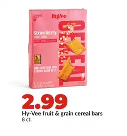 Hy-Vee Hy-Vee fruit & grain cereal bars offer